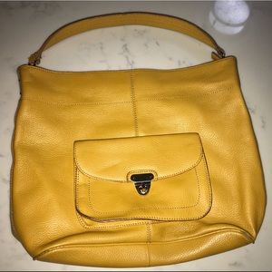Mustard yellow everyday satchel